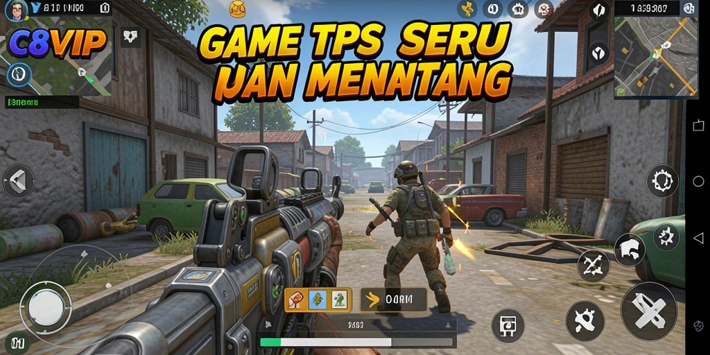 Gameplay C8VIP menampilkan pertarungan seru dengan grafis yang memukau.