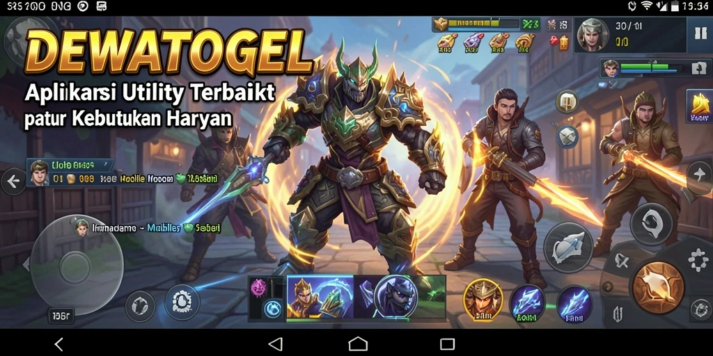 Tampilan antarmuka DEWATOGEL yang menarik dan fungsional.