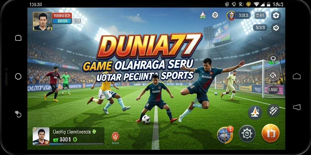 Tampilan gameplay DUNIA77 yang menakjubkan dan penuh aksi olahraga.