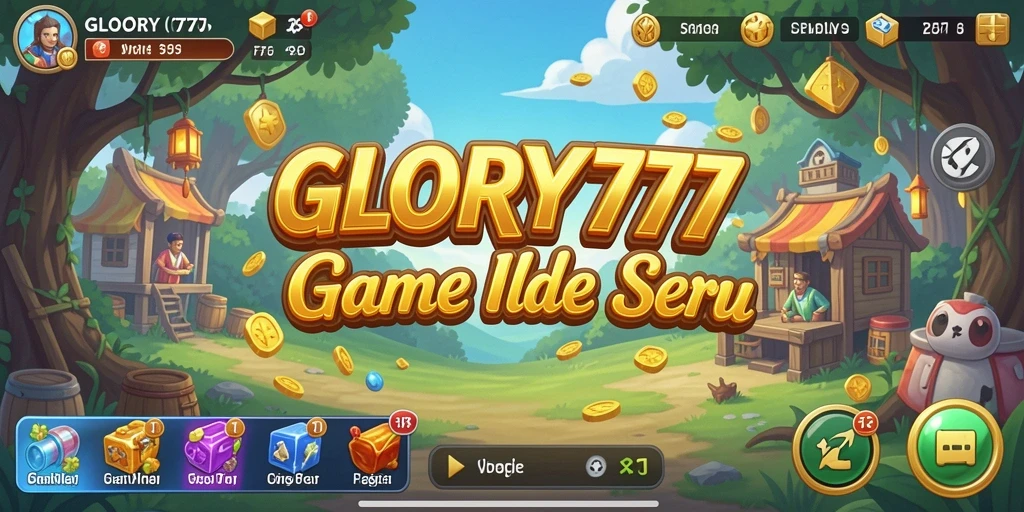 Tampilan gameplay seru dan karakter di GLORY777.