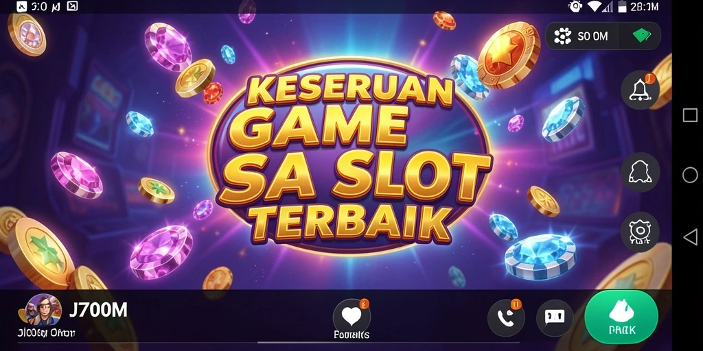 Tampilan interaktif dan menarik dari gameplay Slot J200M.