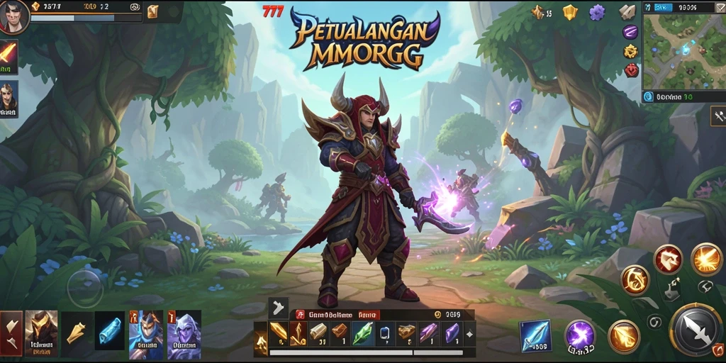 Screenshot gameplay JELAS777 menampilkan petualangan menarik dalam dunia MMORPG.