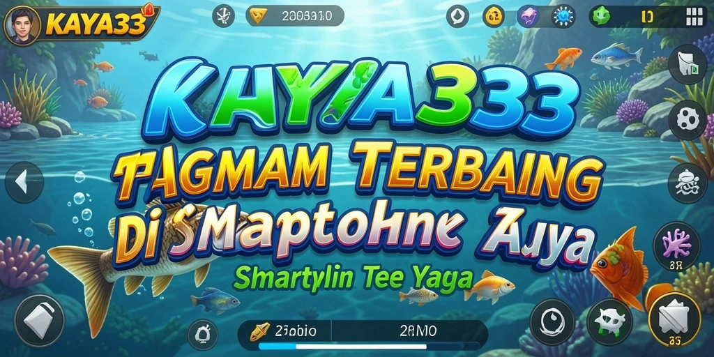 Tampilan gameplay KAYA33 yang menampilkan momen menangkap ikan.