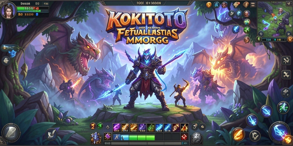 Tampilan gameplay KOKITOTO yang menampilkan aksi pertarungan spektakuler.