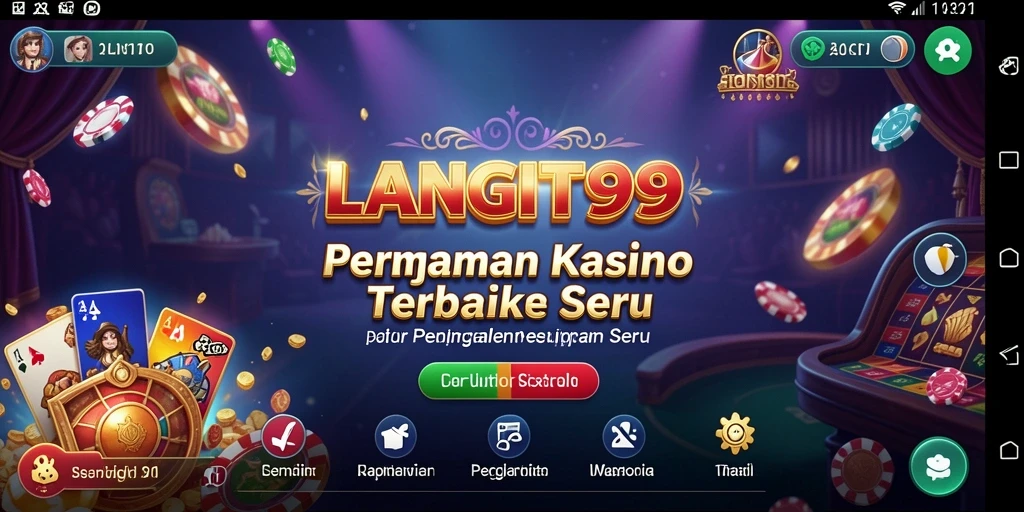 Tampilan menarik dari permainan Kasino LANGIT99 yang penuh aksi.