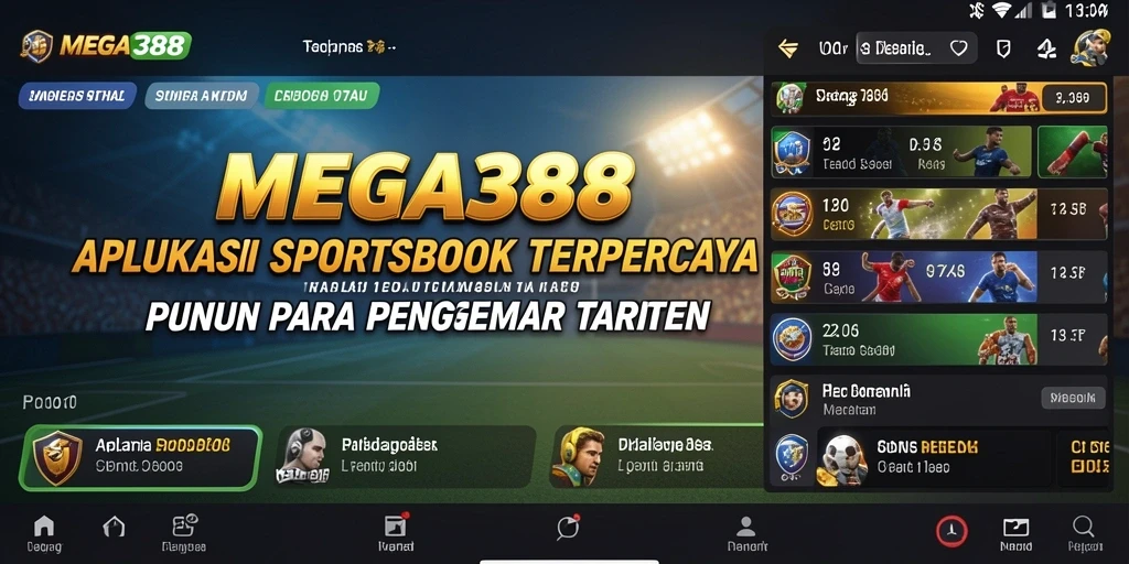 Tampilan gameplay Sportsbook di MEGA388 yang menarik.