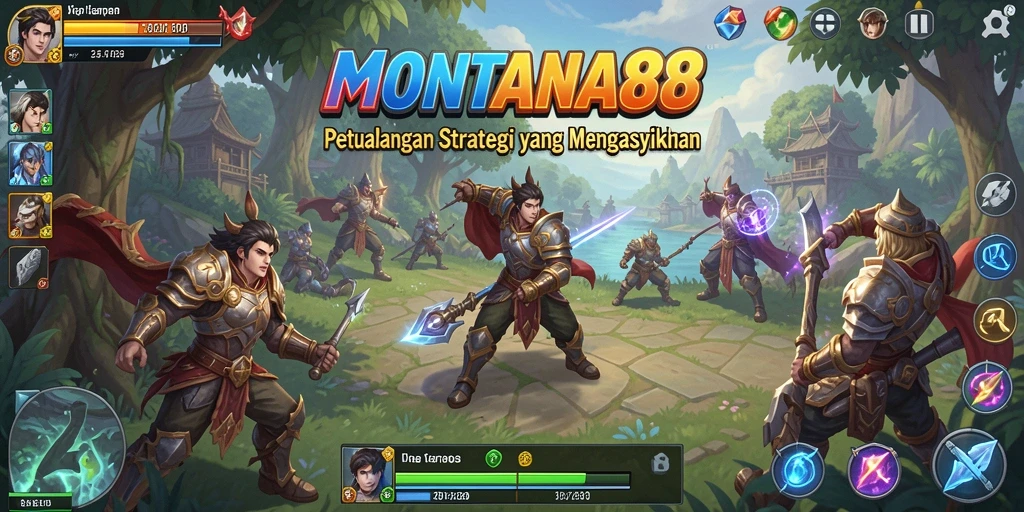 Tampilan gameplay menantang dari MONTANA88 yang seru dan menarik.