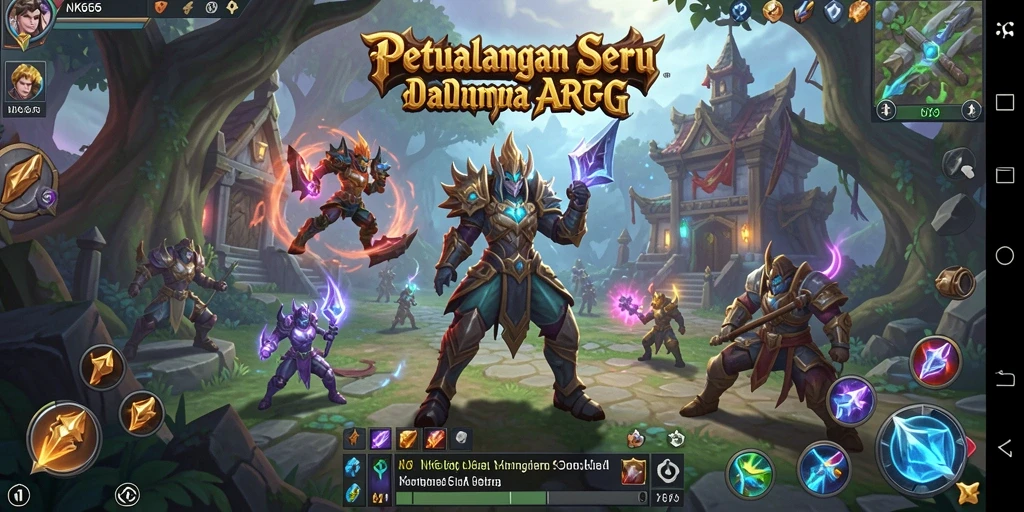 Gameplay seru dengan berbagai tantangan dalam NK666 ARPG.