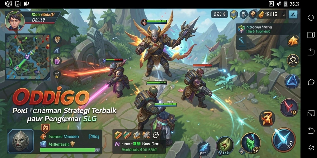Tampilan gameplay menarik ODDIGO dengan strategi yang mendebarkan.
