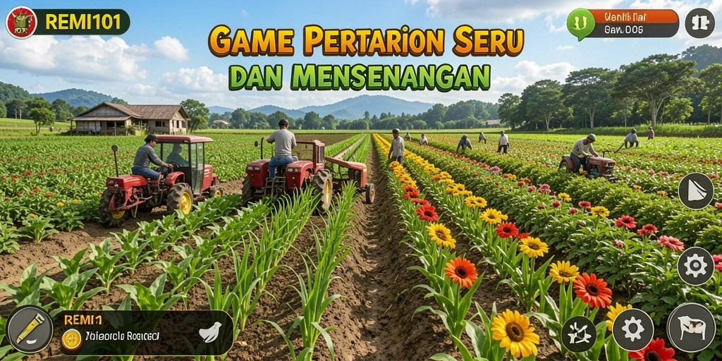 Tampilan gameplay REMI101 yang menyenangkan dan interaktif.